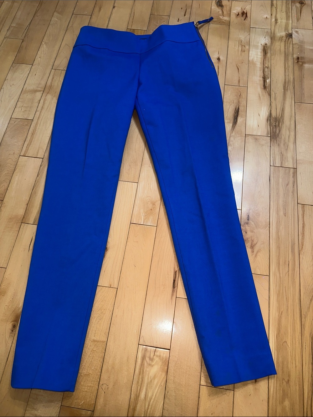 NWOT Marciano Straight-Leg Pants in Vibrant Cobalt Blue